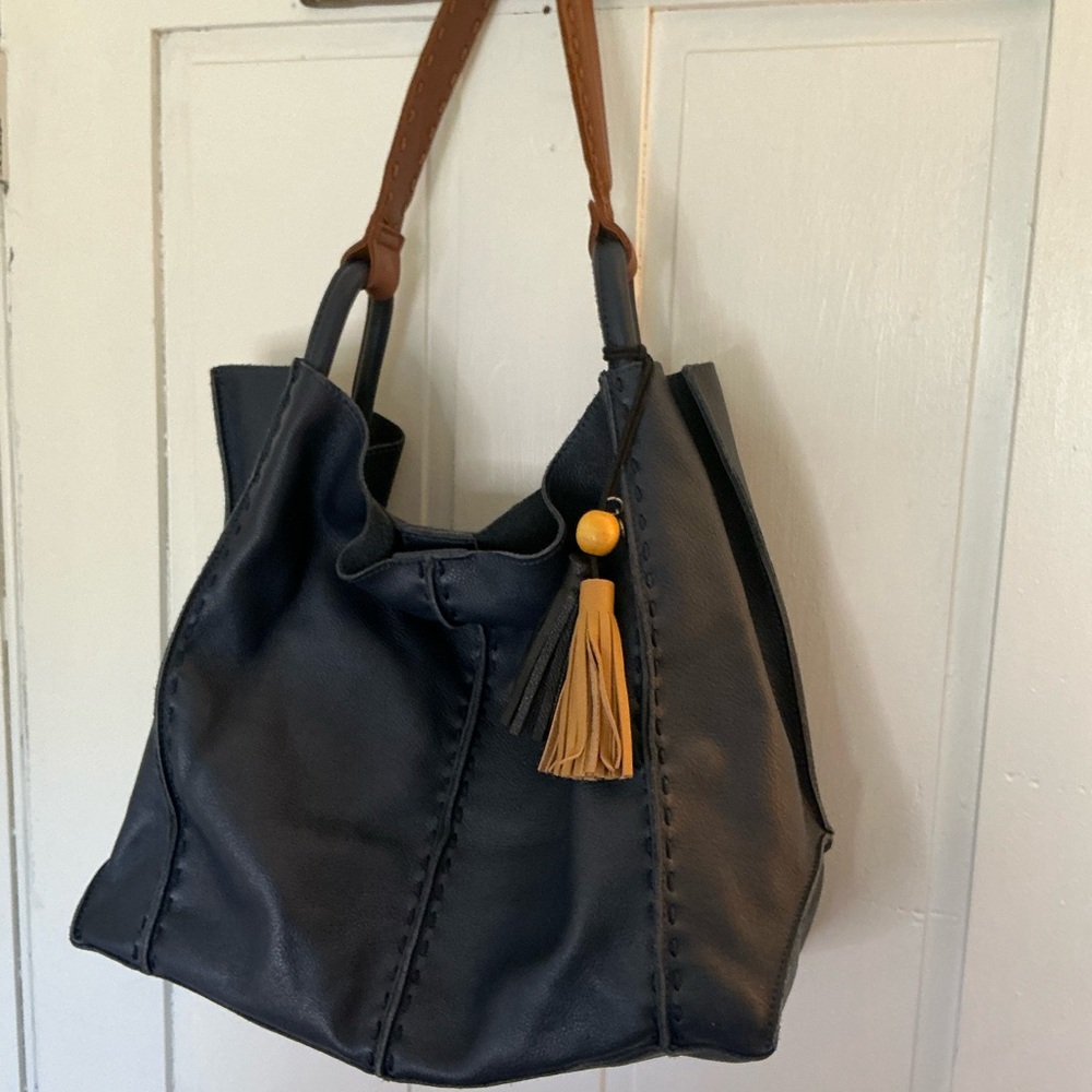 The Sak Los Feliz Hobo bag in Blue